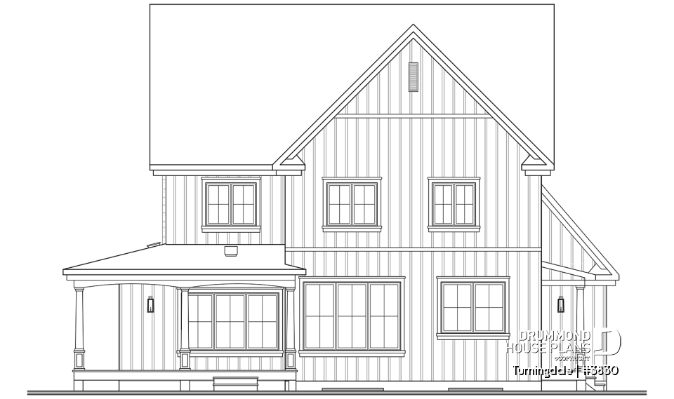 rear elevation - Turningdale