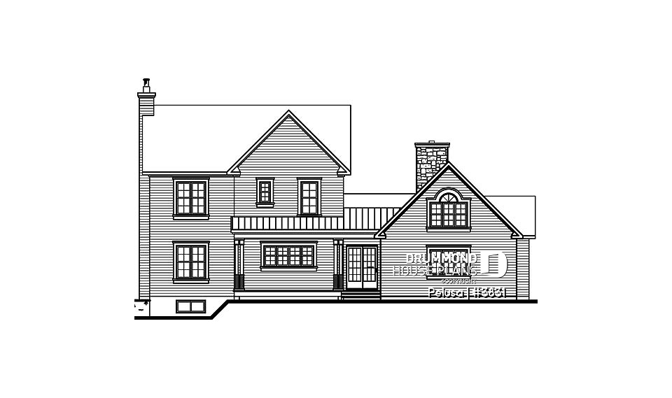 rear elevation - Pelusa