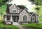 front - BASE MODEL - 3 bedroom 3 bathroom house plan, large master suite, 2-car side-entry garage, large laundry room - Tottenham