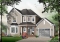 front - BASE MODEL - American cottage with garage, 3 bedrooms, kitchen with island, dual sink - Fontana