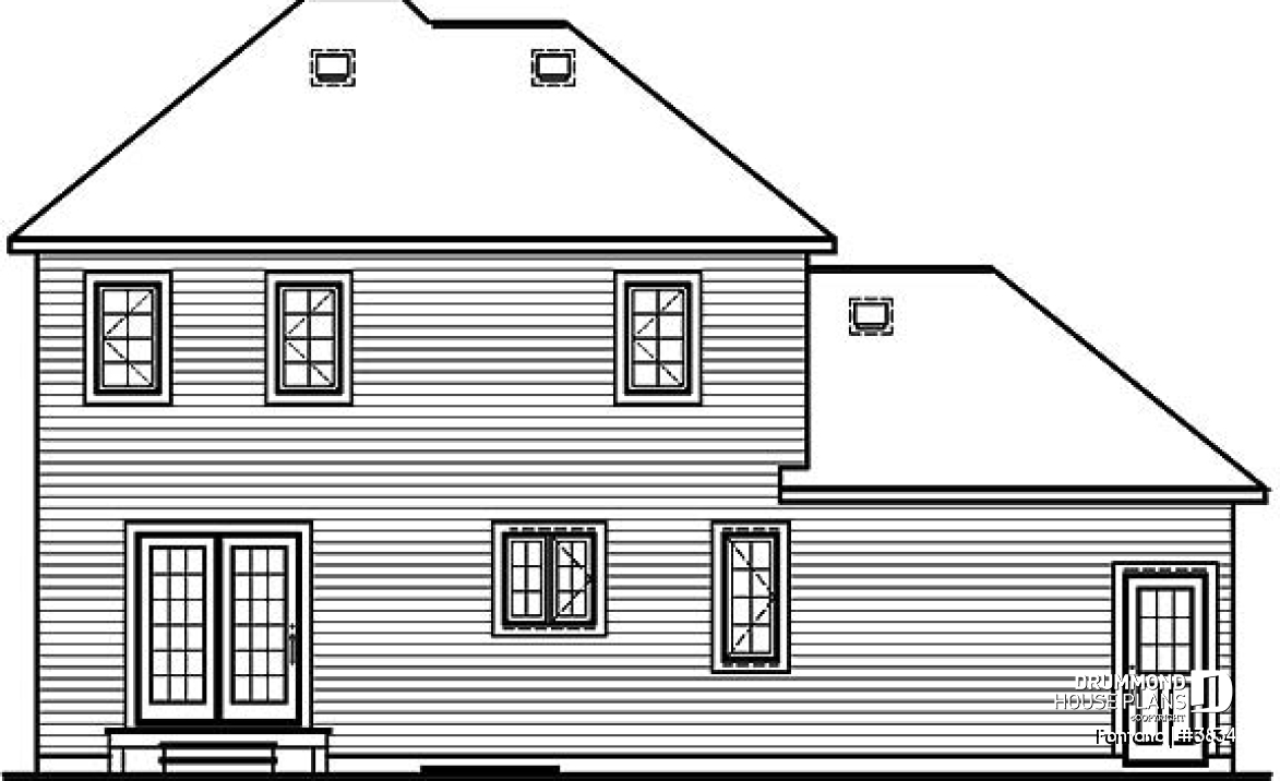 rear elevation - Fontana