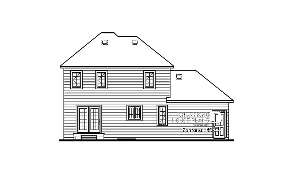 rear elevation - Fontana