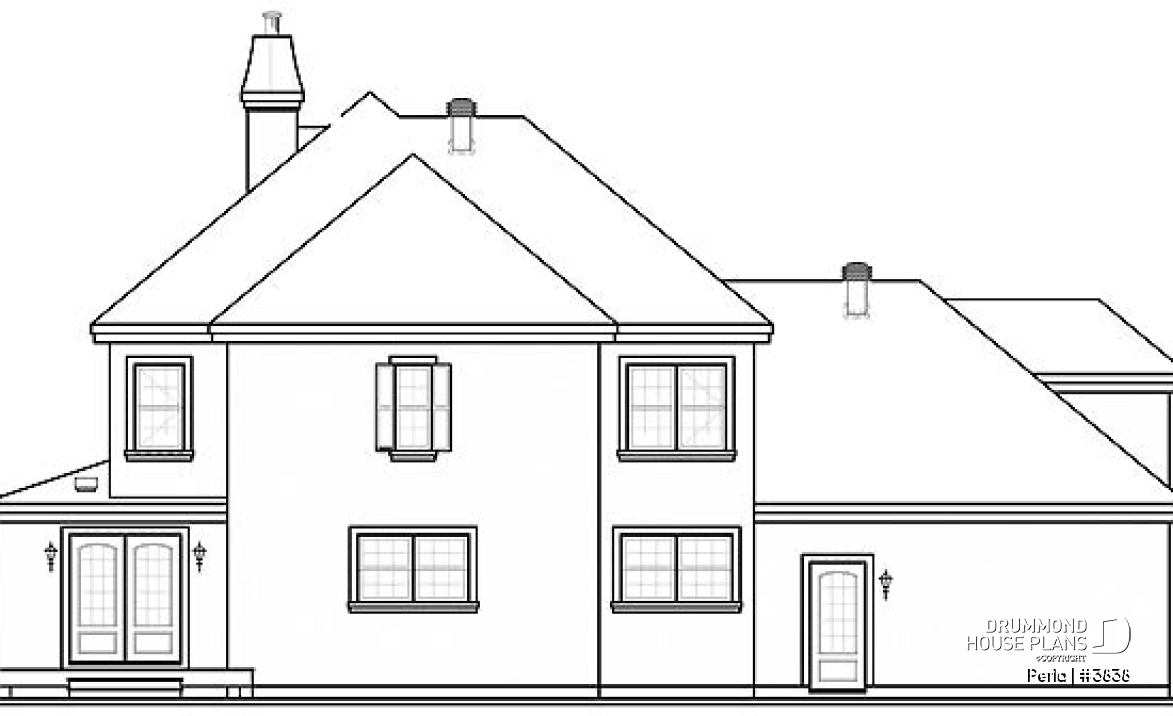 rear elevation - Perla