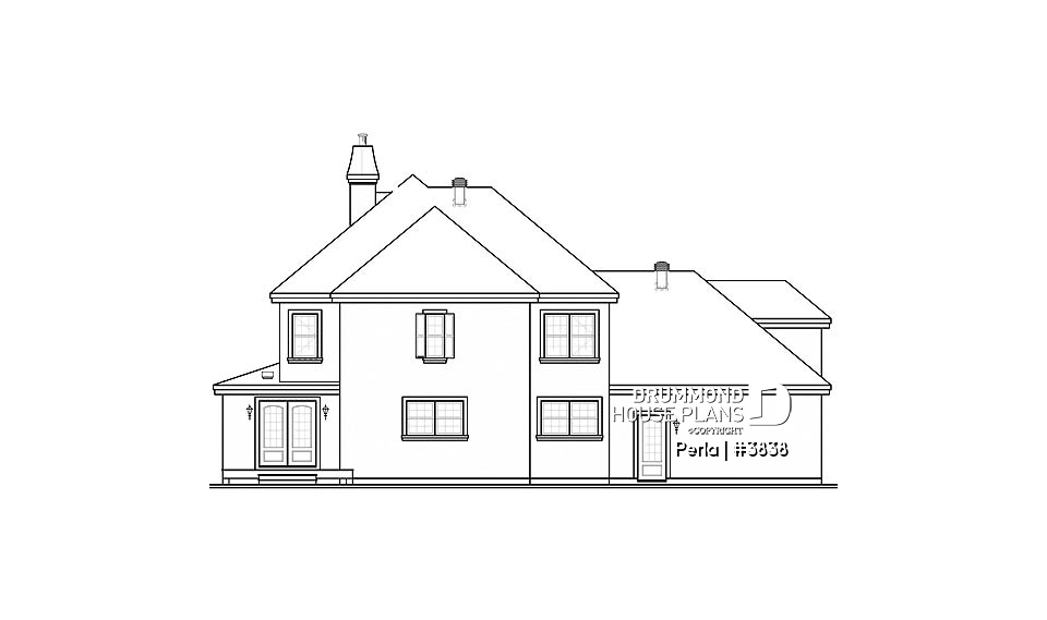 rear elevation - Perla