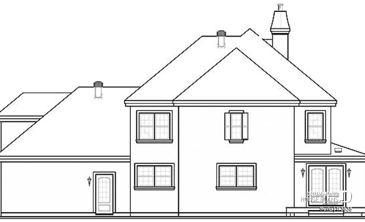 rear elevation - Perla