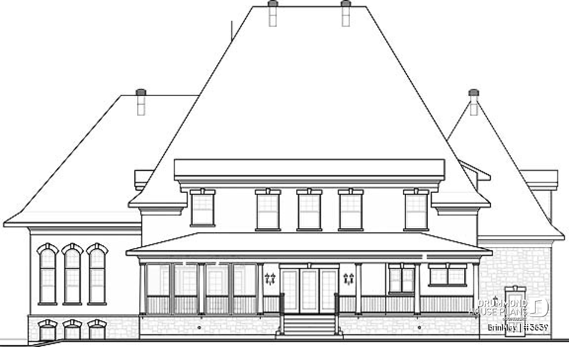 rear elevation - Brinkley