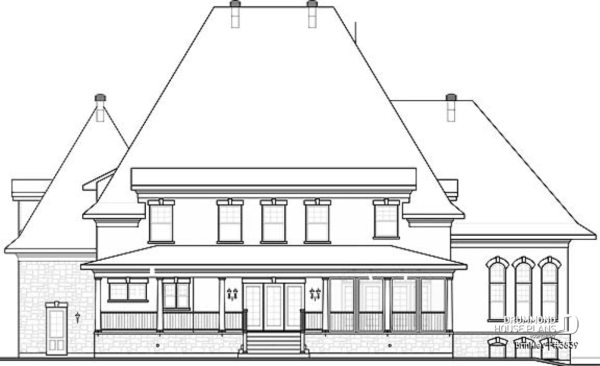 rear elevation - Brinkley