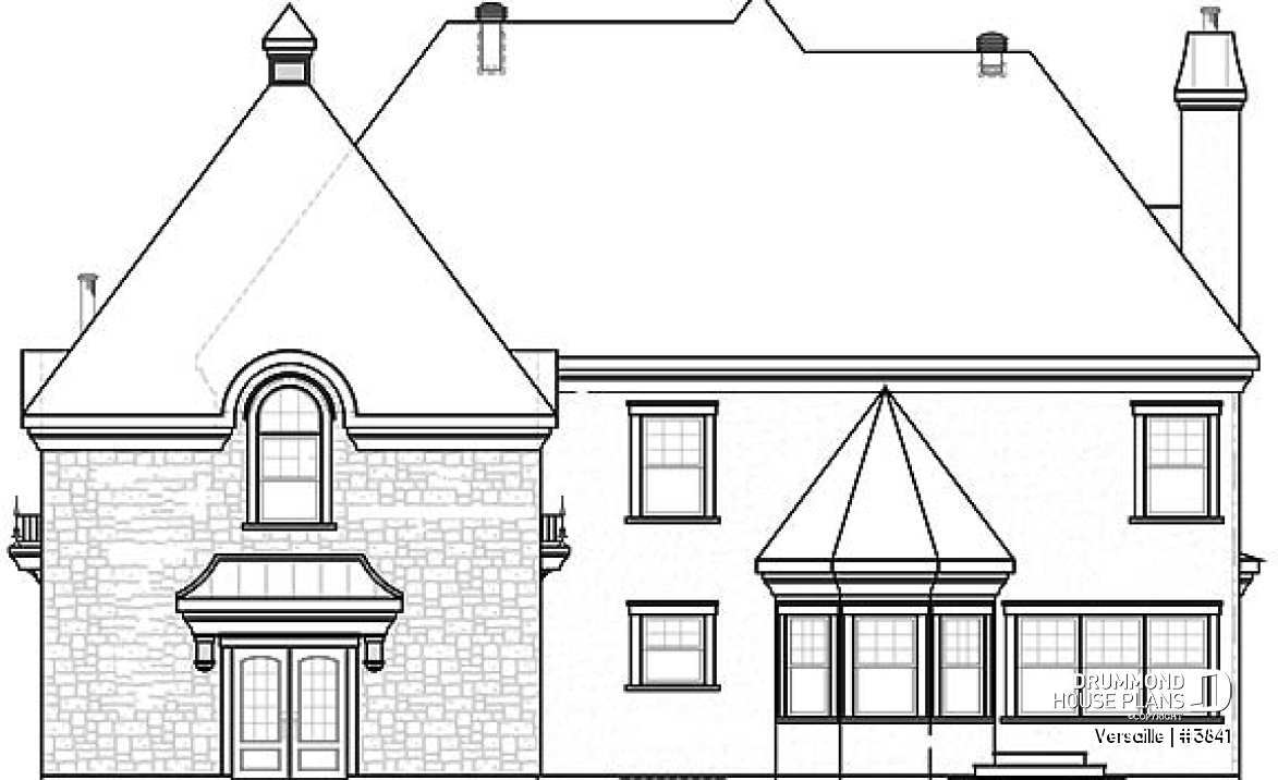 rear elevation - Versaille