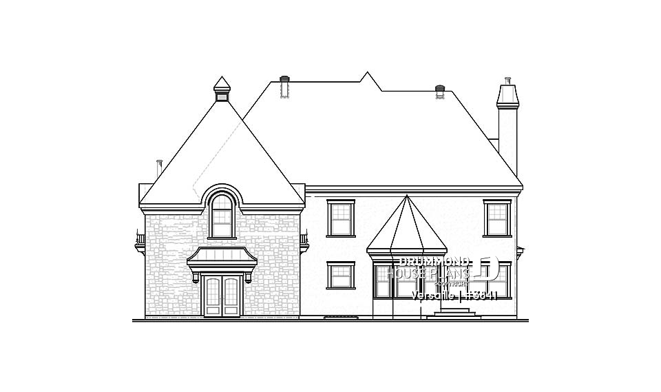 rear elevation - Versaille