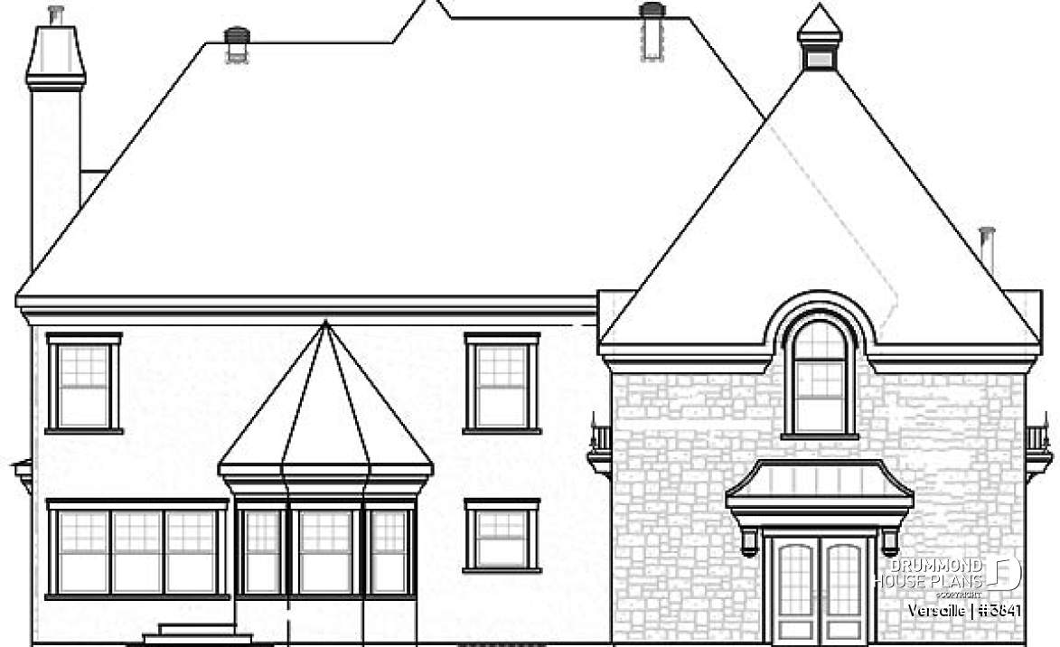 rear elevation - Versaille