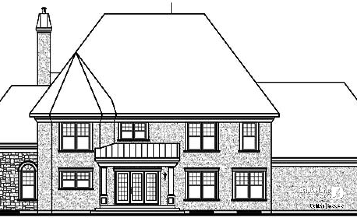 rear elevation - Colibri