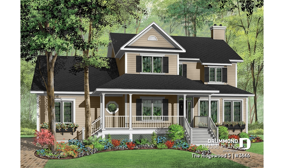 Color version 5 - Front - The Ridgewood 5