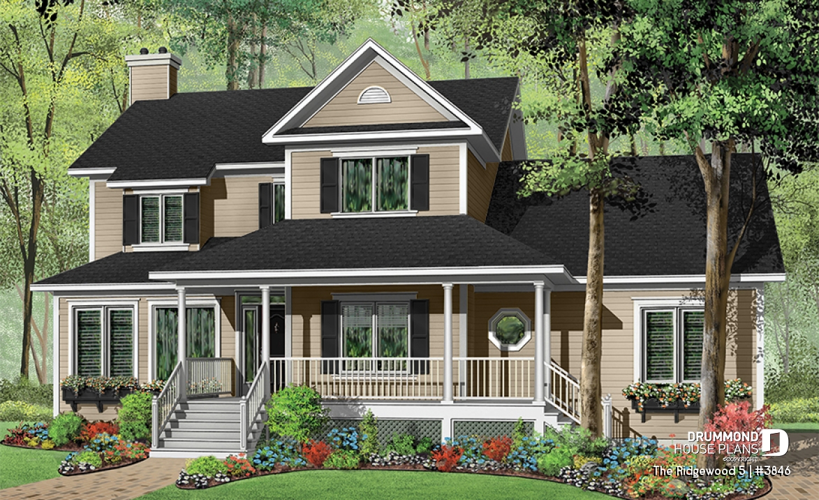 Color version 5 - Front - The Ridgewood 5