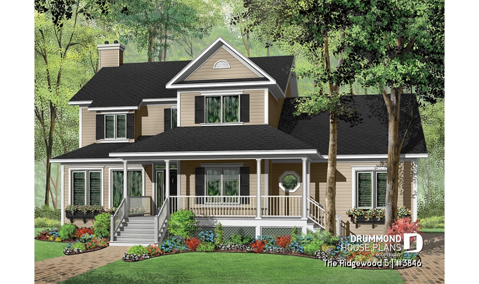 Color version 5 - Front - The Ridgewood 5