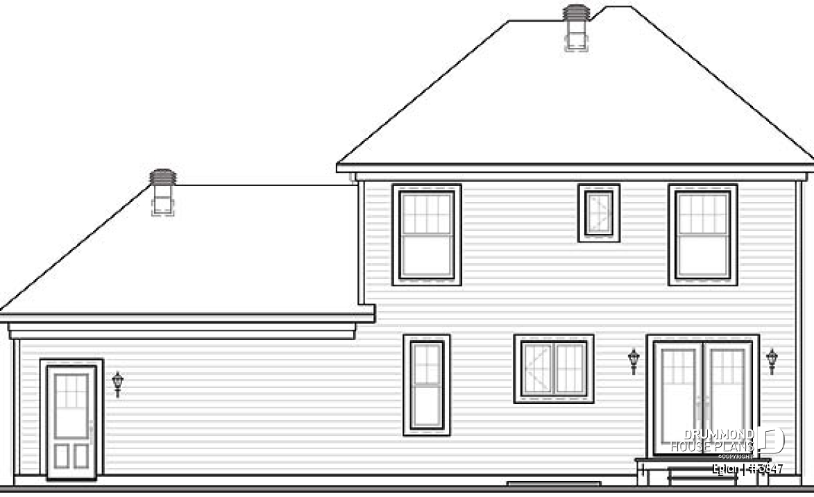 rear elevation - Eglan