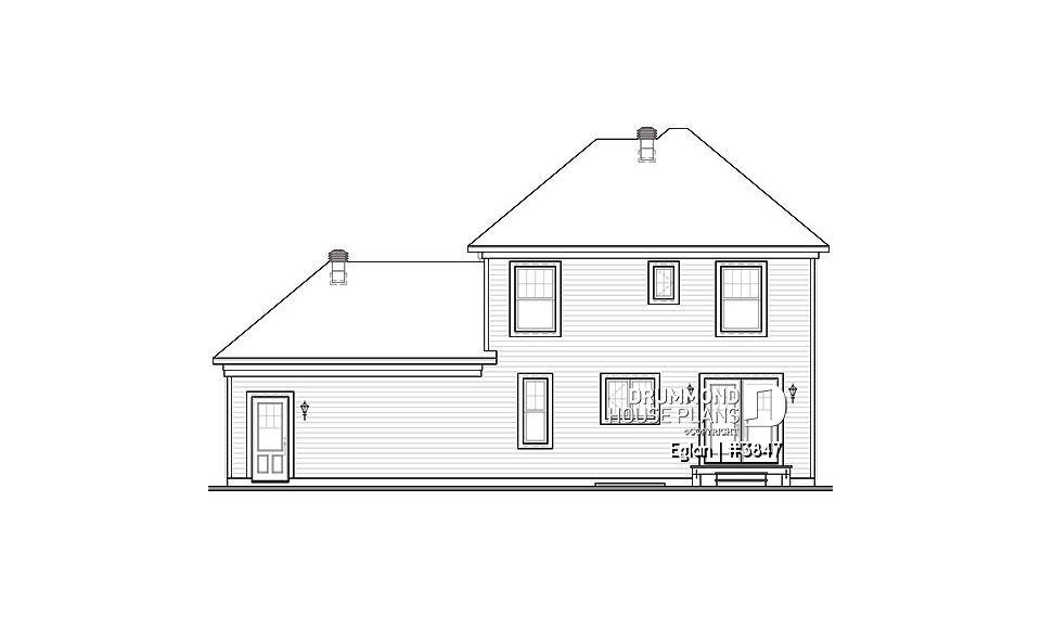 rear elevation - Eglan