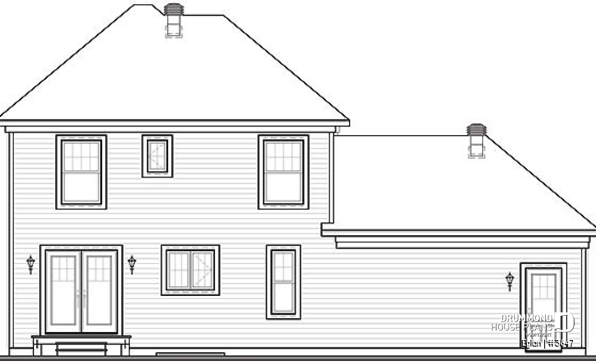 rear elevation - Eglan