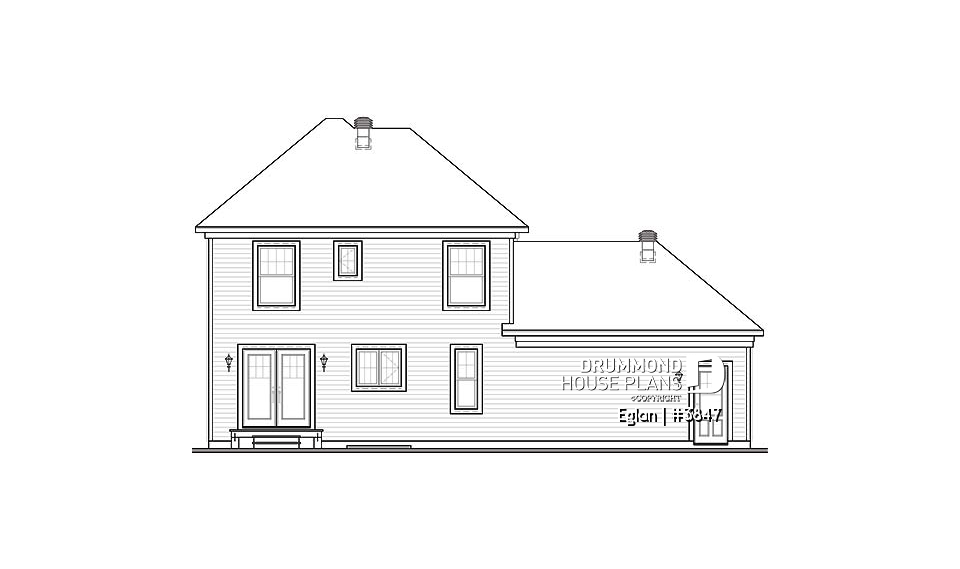 rear elevation - Eglan
