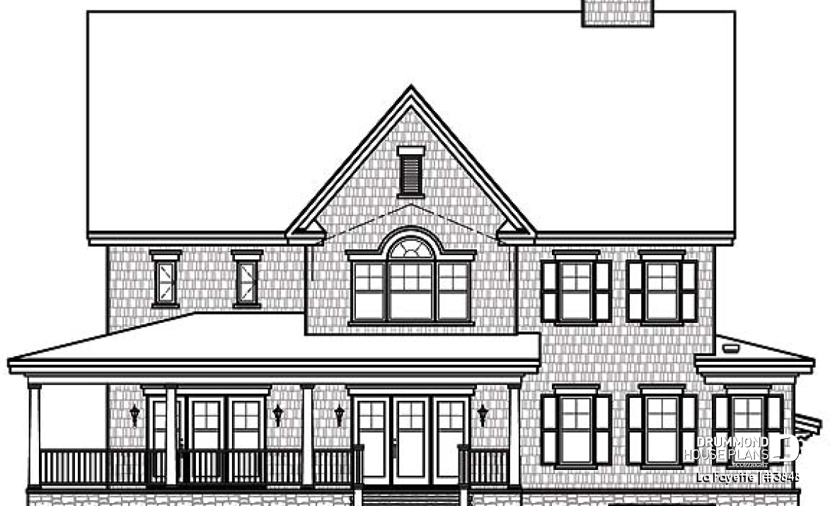 rear elevation - La Fayette