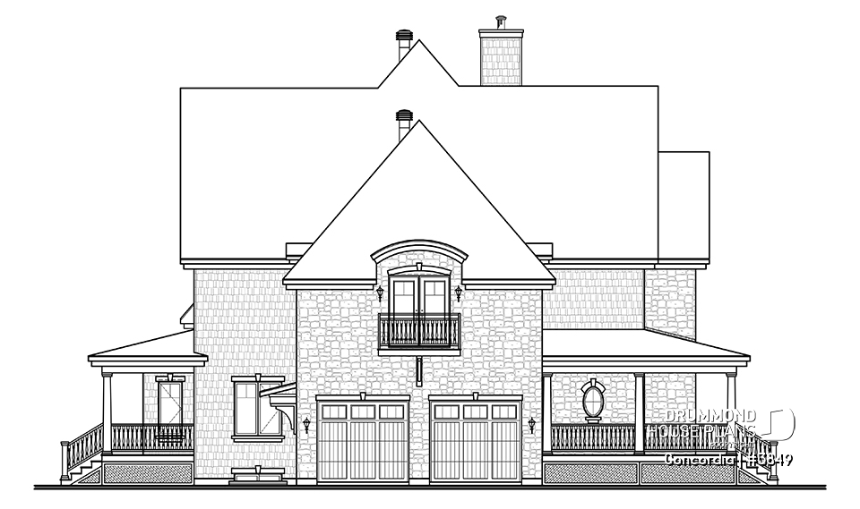 Left elevation - Concordia