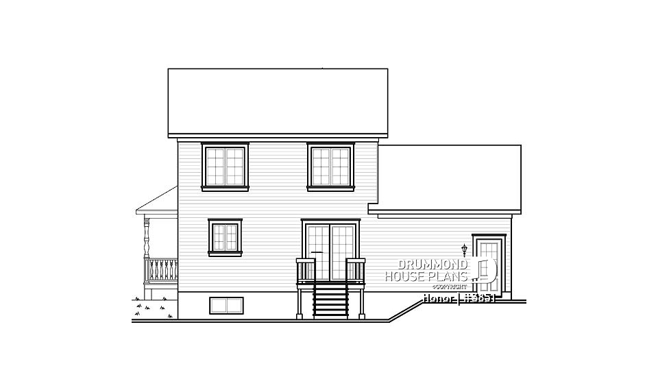 rear elevation - Honor