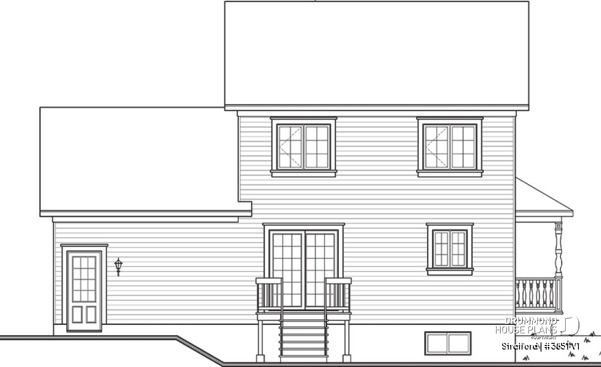 rear elevation - Stratford