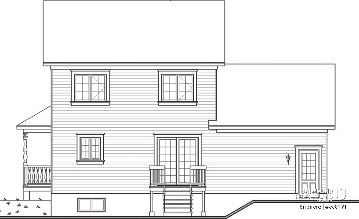 rear elevation - Stratford
