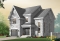 front - BASE MODEL - Luxury english style house plan, 3 bedrooms, 15' ceiling, garage - Lorene