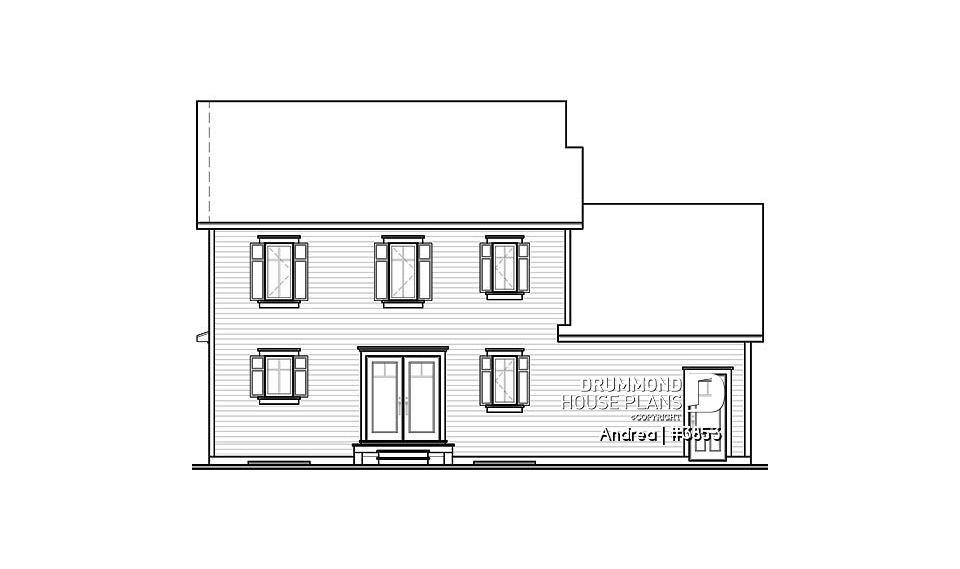 rear elevation - Andrea