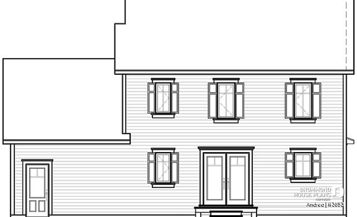 rear elevation - Andrea