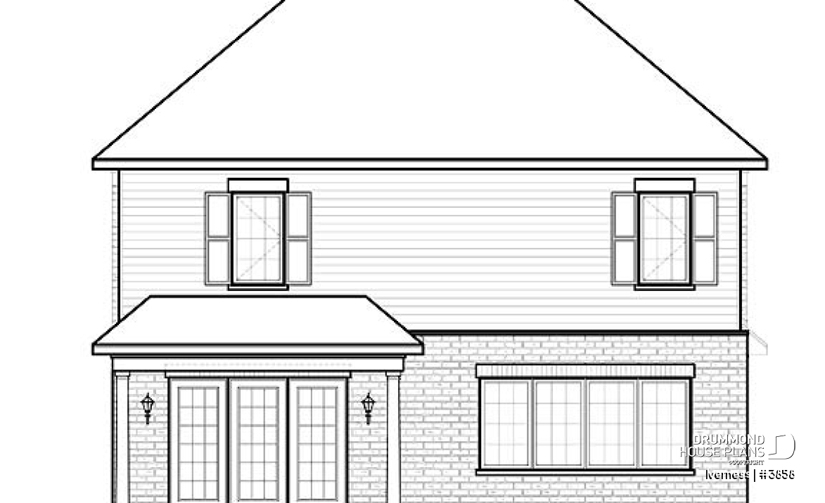 rear elevation - Iverness