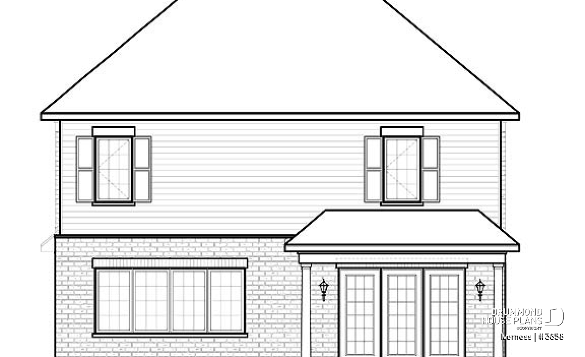 rear elevation - Iverness