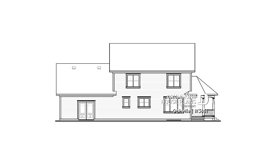 rear elevation - Oakville