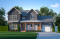 front - BASE MODEL - 2-Storey 3 bedroom Farmhouse home design with garage, den, kitchen with large island and pantry - Oakville 2