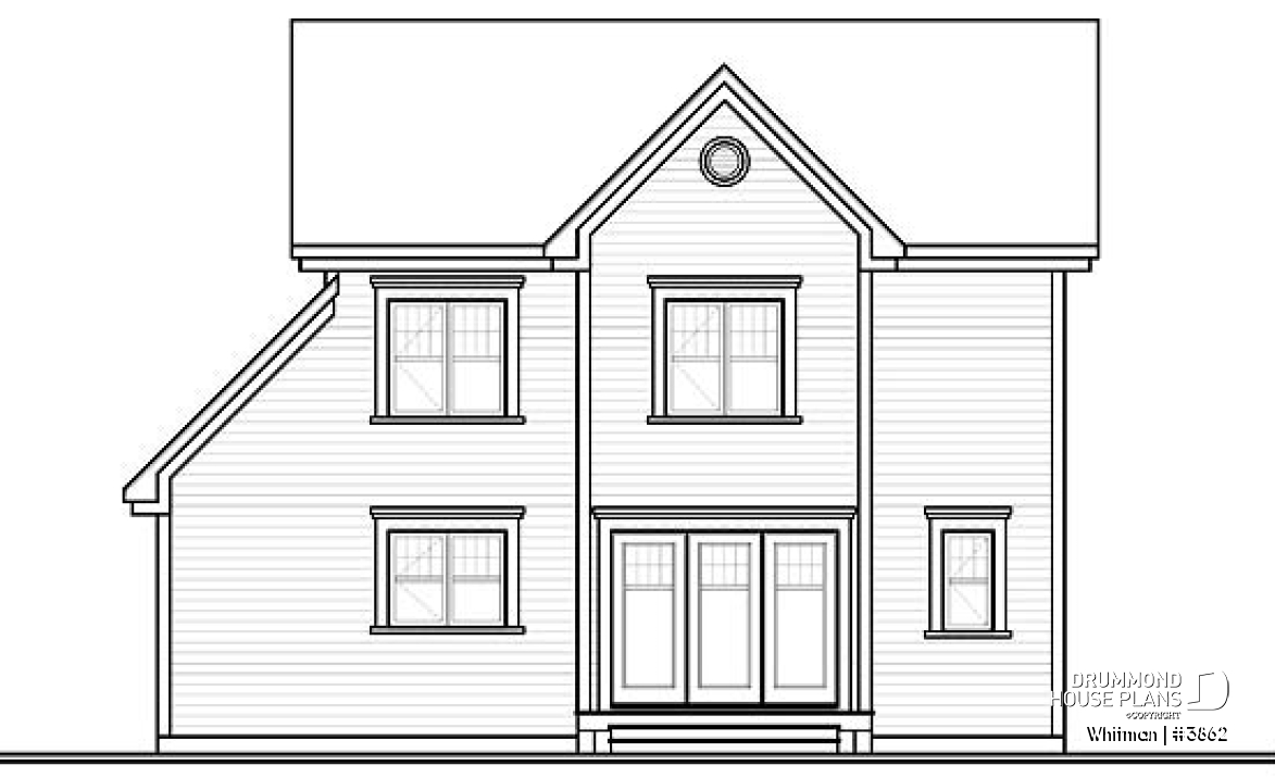 rear elevation - Whitman