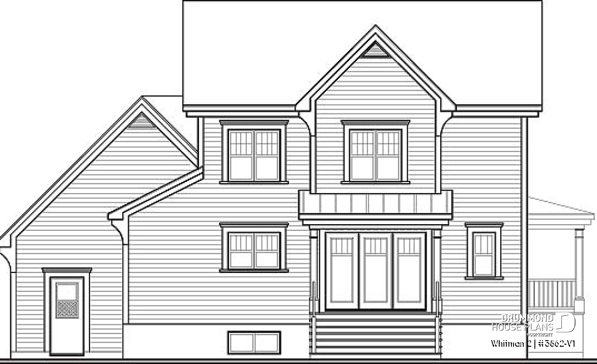 rear elevation - Whitman 2