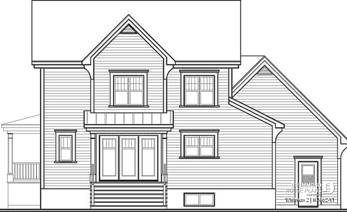 rear elevation - Whitman 2