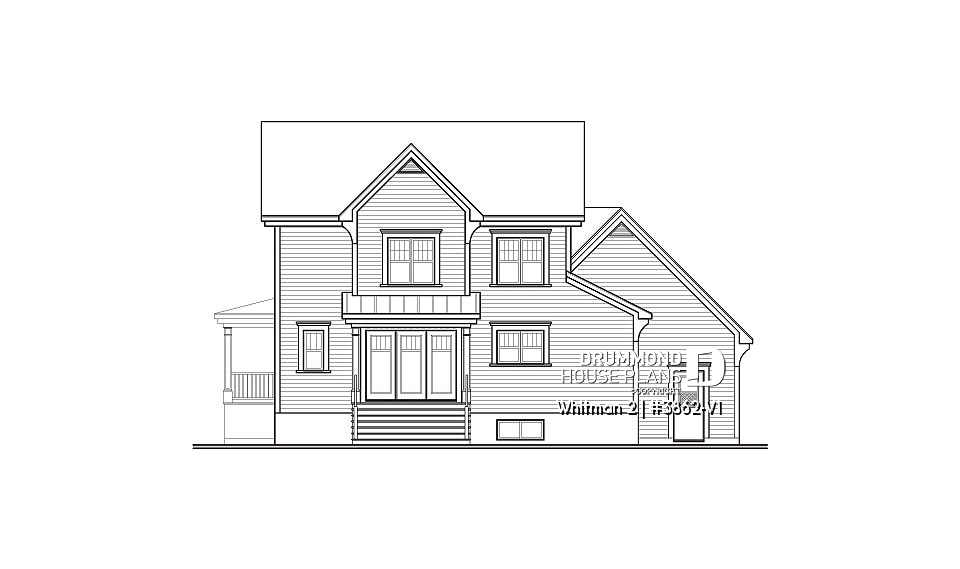 rear elevation - Whitman 2