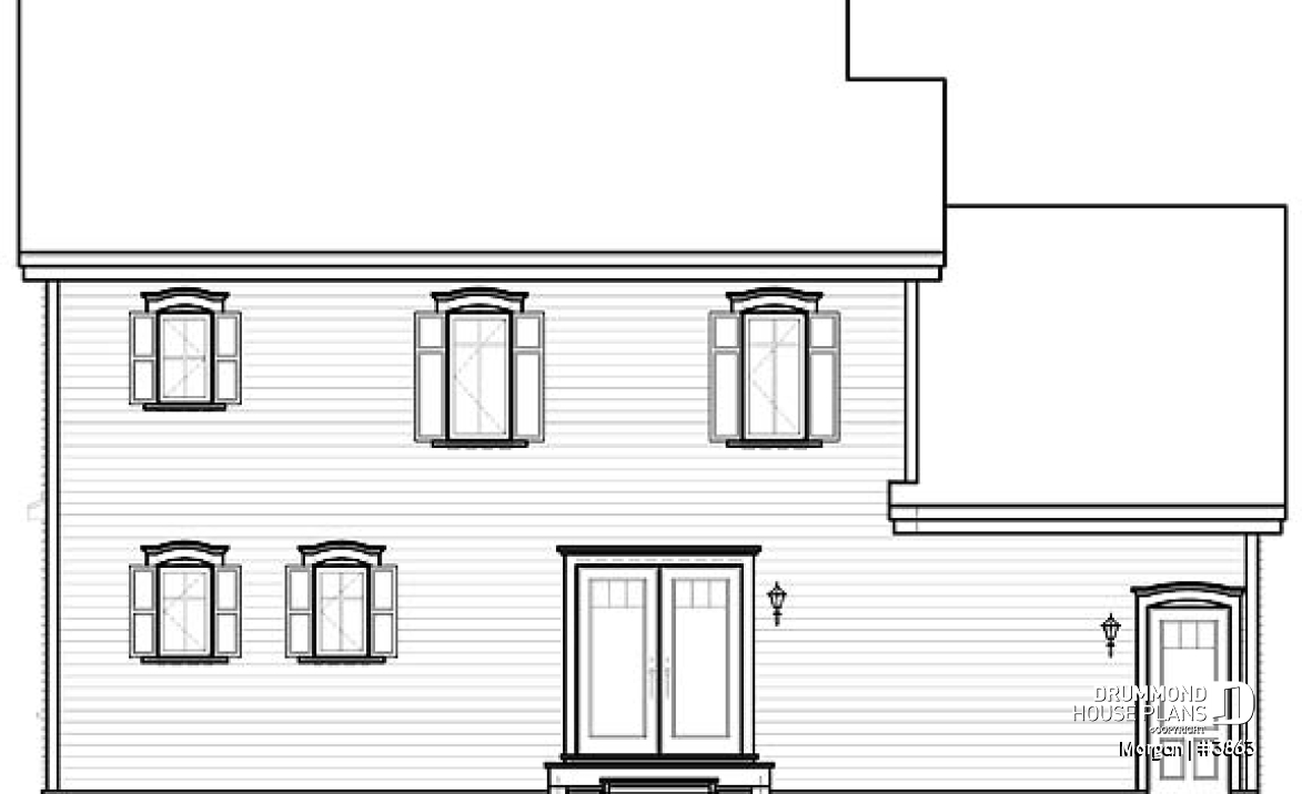 rear elevation - Morgan