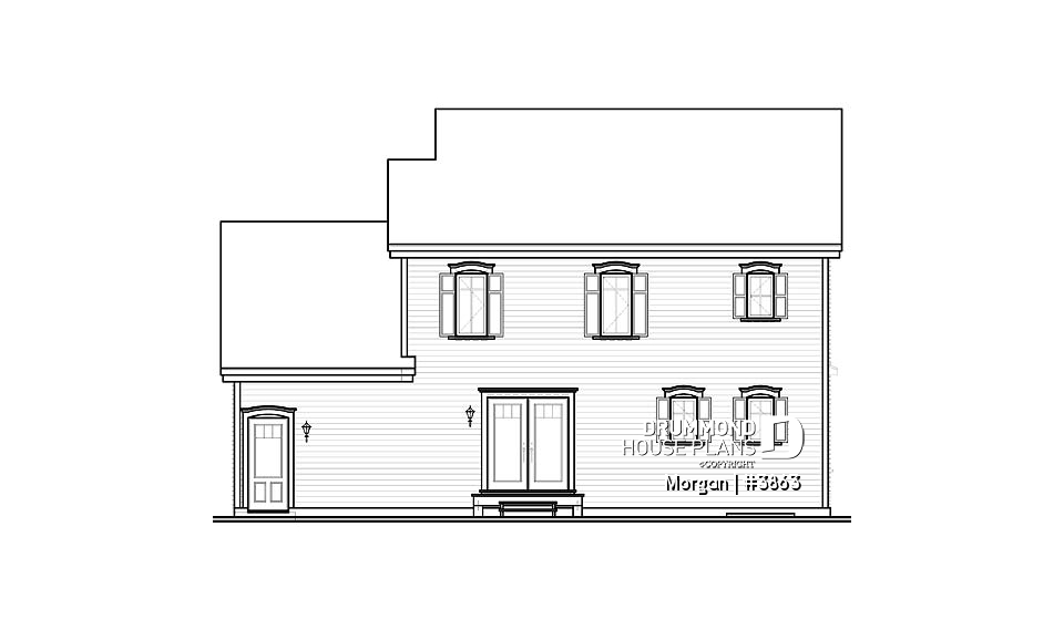 rear elevation - Morgan