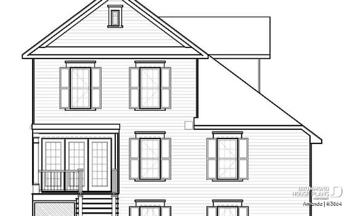 rear elevation - Amanda