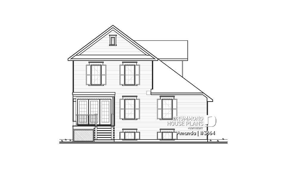 rear elevation - Amanda