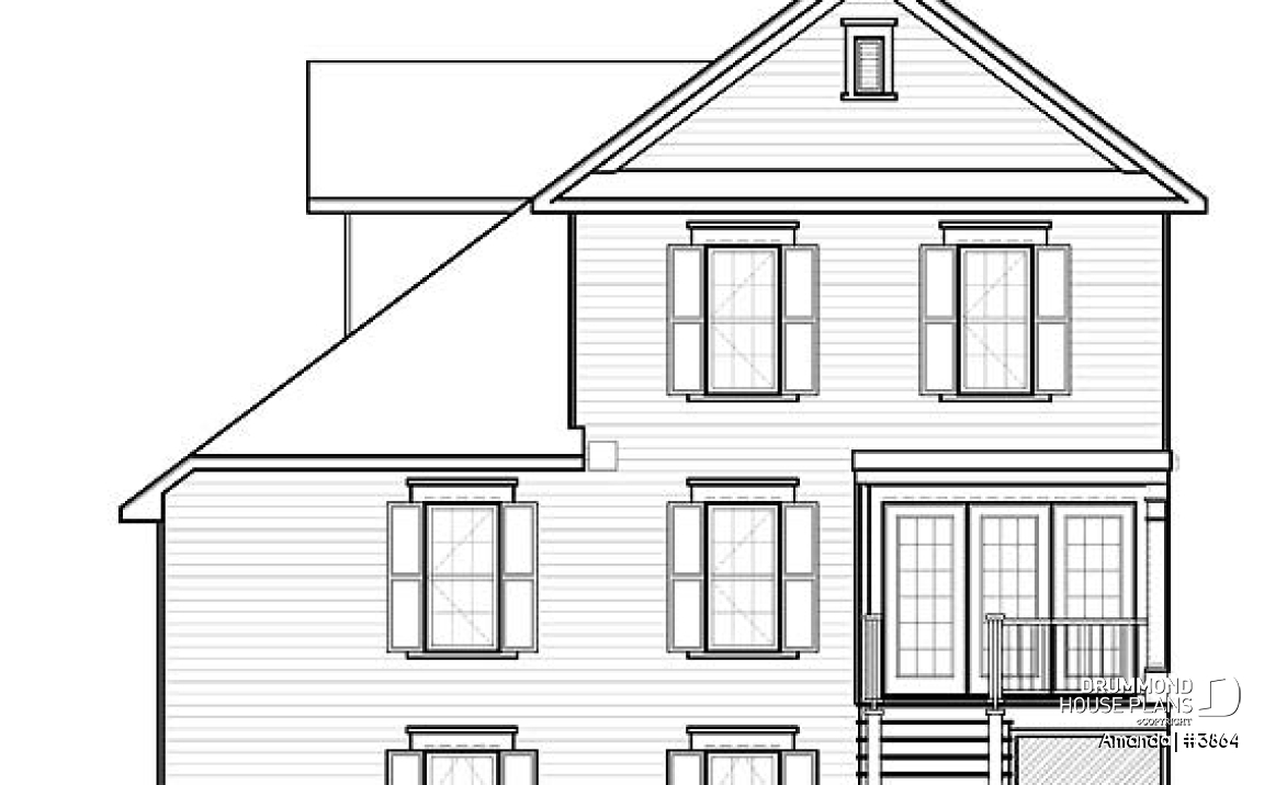 rear elevation - Amanda