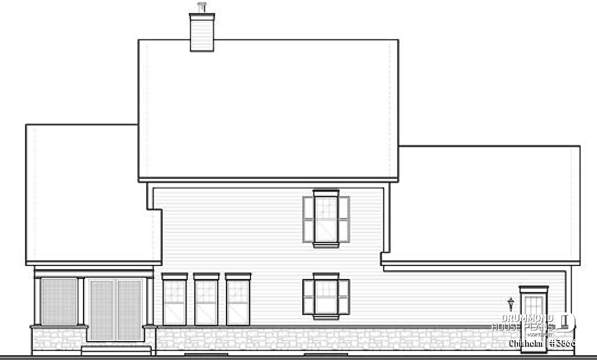 rear elevation - Chisholm