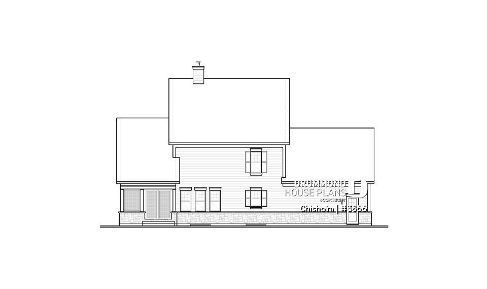 rear elevation - Chisholm