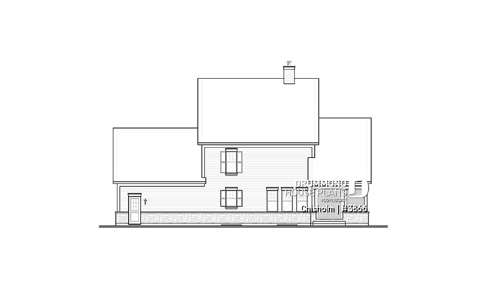rear elevation - Chisholm