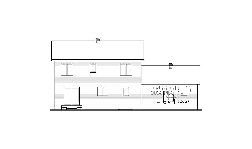 rear elevation - Ellington