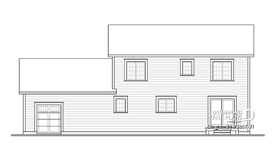 Rear view - BASE MODEL - Ellington 2