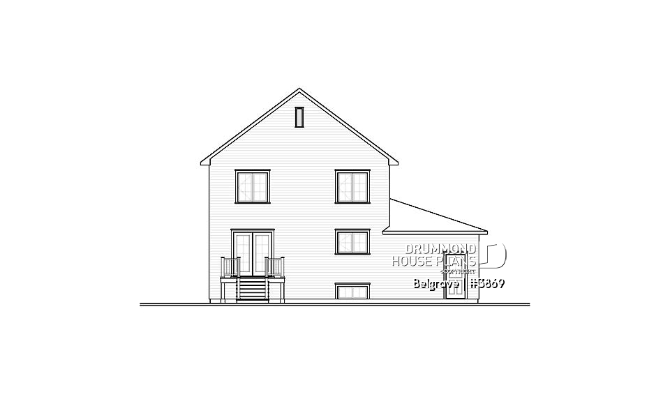 rear elevation - Belgrave