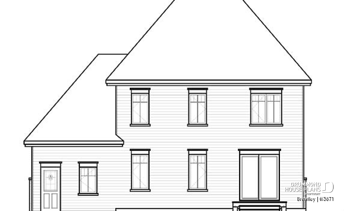 rear elevation - Brantley